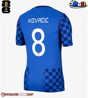 Chorvatsko Mateo Kovacic #8 Venkovní Dres MS 2026 Krátkým Rukávem